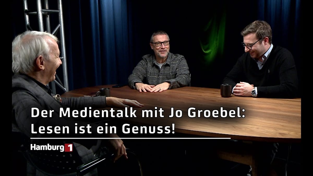 Der Medientalk mit Jo Groebel: Lesen ist ein Genuss!