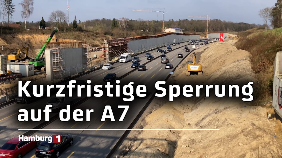 Sperrung auf der A7