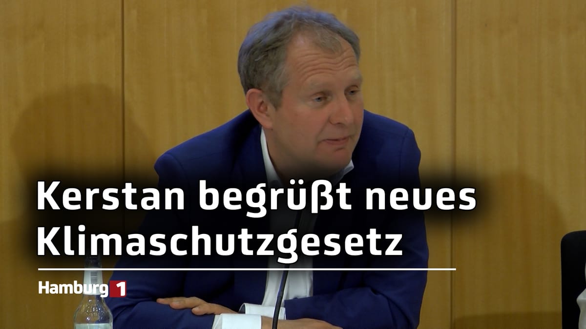 Nach Einigung der Ampel: Umweltsenator Jens Kerstan begrüßt neues Klimaschutzge