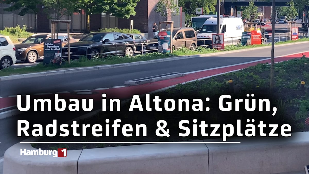 Freie Fahrt am Holstenplatz: Umbauarbeiten sind früher abgeschlossen als zunächst geplant