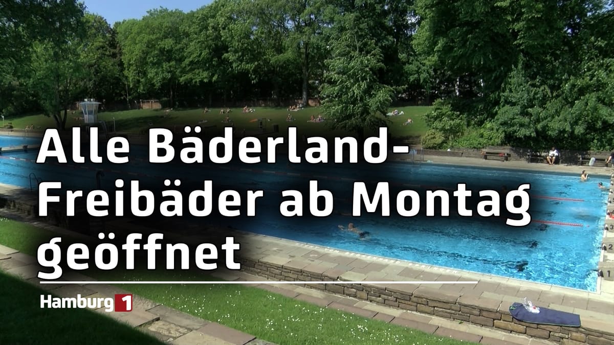 Alle Freibäder von Bäderland ab Montag geöffnet