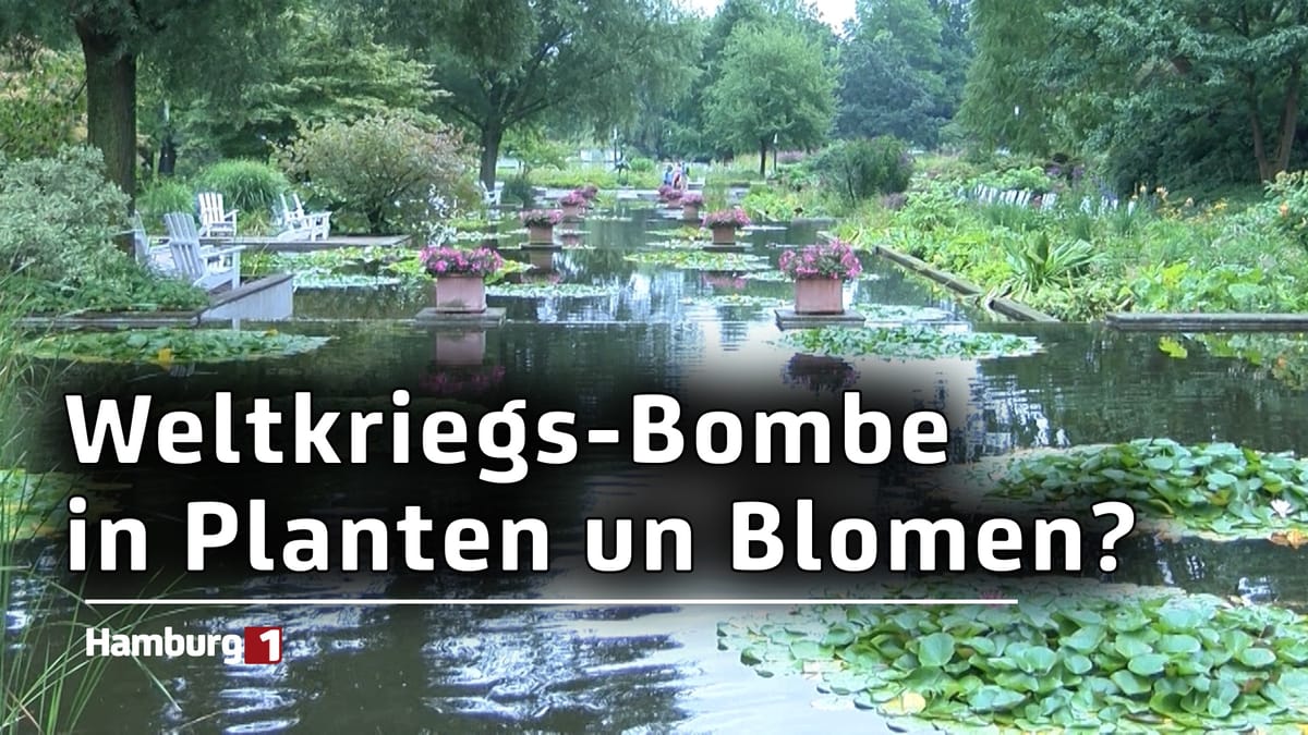 Möglicherweise Weltkriegsbombe in Planten un Blomen? Kampfmittelsondierungen in den nächsten Tagen!
