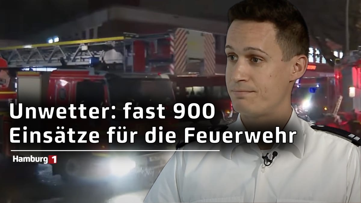 Unwetter-Bilanz der Feuerwehr