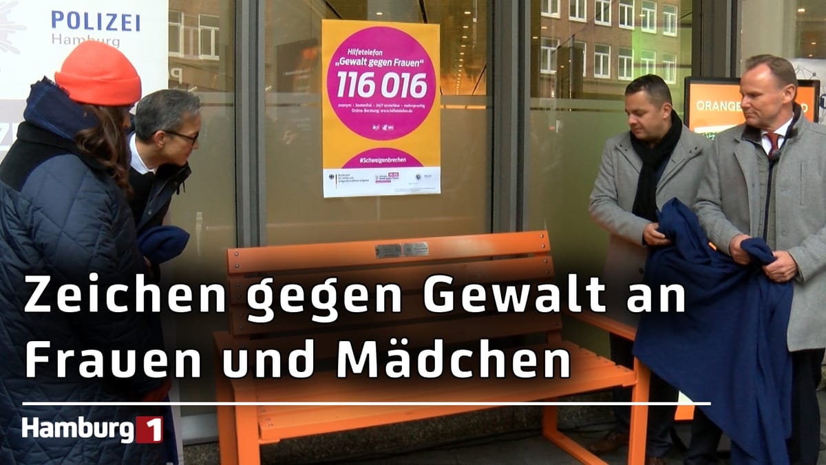 Am Internationalen Tag gegen Gewalt an Frauen und Mädchen: Hamburg setzt klares Zeichen in Orange