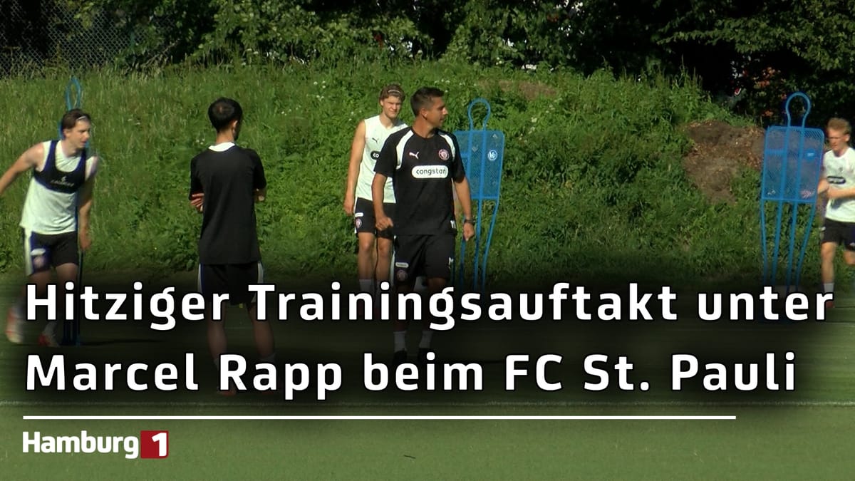 Hitziger Trainingsauftakt: Marcel Rapp leitet erste Einheit beim FC St. Pauli