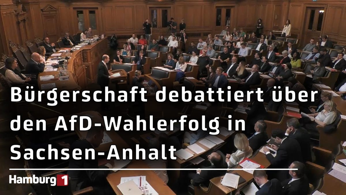 Nach Wahlerfolg in Sachsen-Anhalt: AfD löst politischen Schlagabtausch in der Bürgerschaft aus