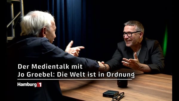 Der Medientalk mit Jo Groebel: Die Welt ist doch noch in Ordnung