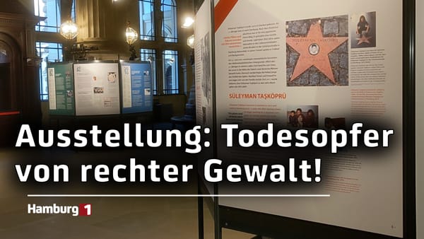Ausstellung im Rathaus: Brandanschläge, Ermordungen und rechte Gewalt in Hamburg