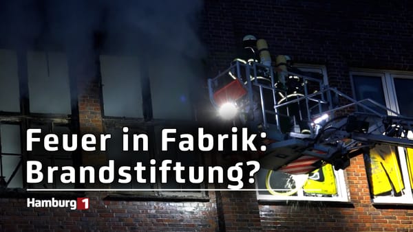 Feuer in alter Fabrikhalle: War es Brandstiftung?