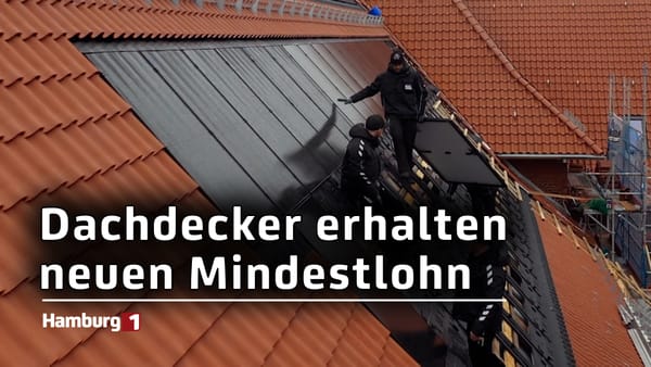 Neuer Mindestlohn für Dachdecker