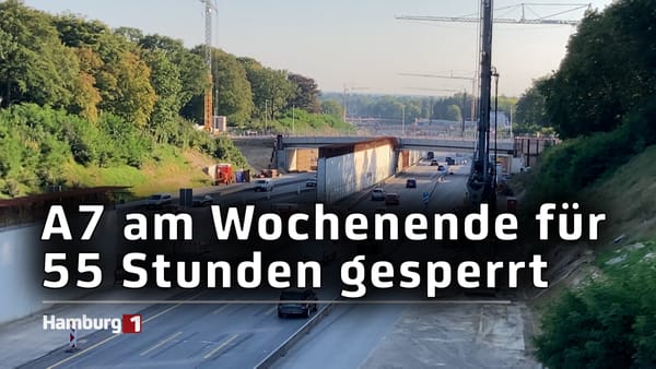 Sperrung der A7 am kommenden Wochenende