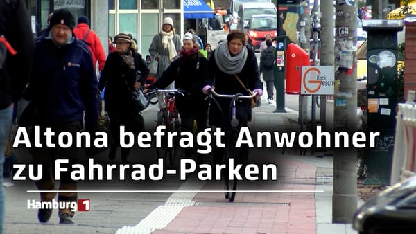 Bürgerinnen und Bürger sollen helfen das Fahrrad-Parken in Altona zu verbessern