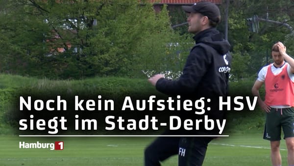 Noch kein Aufstieg: Hamburger SV siegt im Stadt-Derby