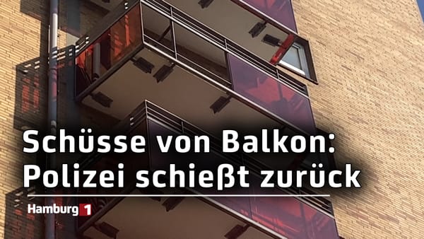 Schüsse in Altona: Polizei erwidert Feuer vom Balkon