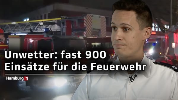 Unwetter-Bilanz der Feuerwehr