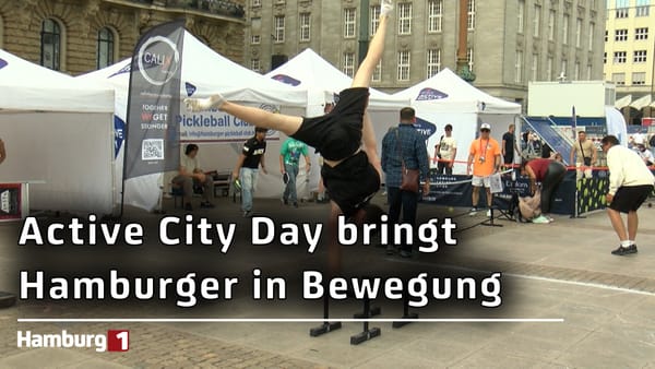 Active City Day 2026: Hamburg bewegt sich auf dem Rathausmarkt