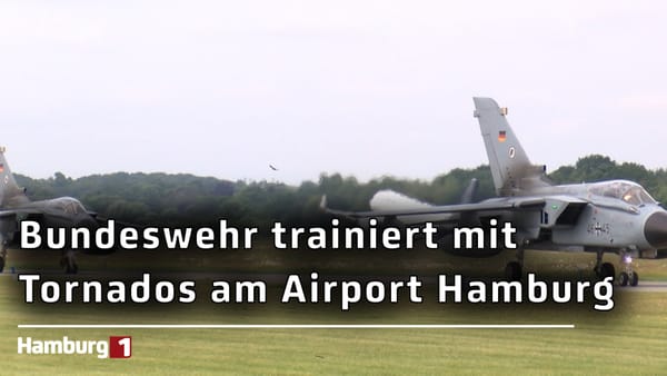 "Dispersed Operations 2026 - Panther Shield": Luftwaffe trainiert mit Tornados am Hamburg Airport