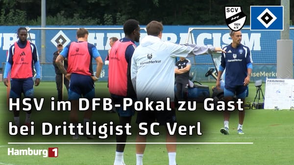 Erstrunden-Partie im DFB-Pokal: HSV beim Drittligisten SC Verl gefordert